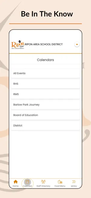 Ripon Area School District screenshot 2