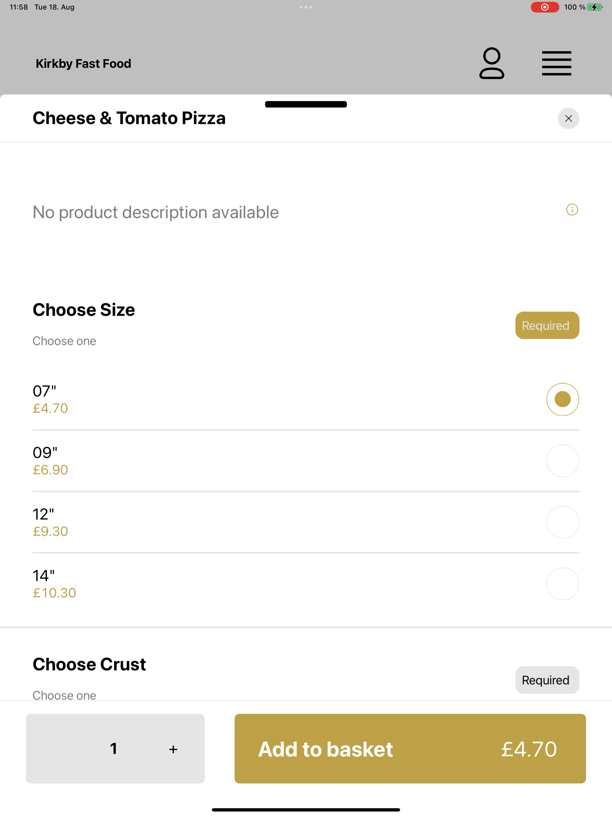 Kirkby Fast Food UK screenshot 15
