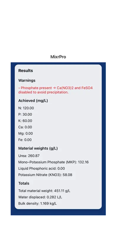 MixrPro Grower screenshot 3