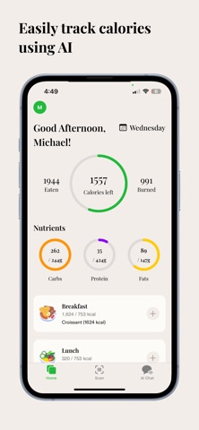 Calorie AI - Food Tracker Screenshot 1 of 6