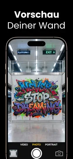 Screenshot von Graffiti AI: Mural & Wall Art auf dem iPhone 4