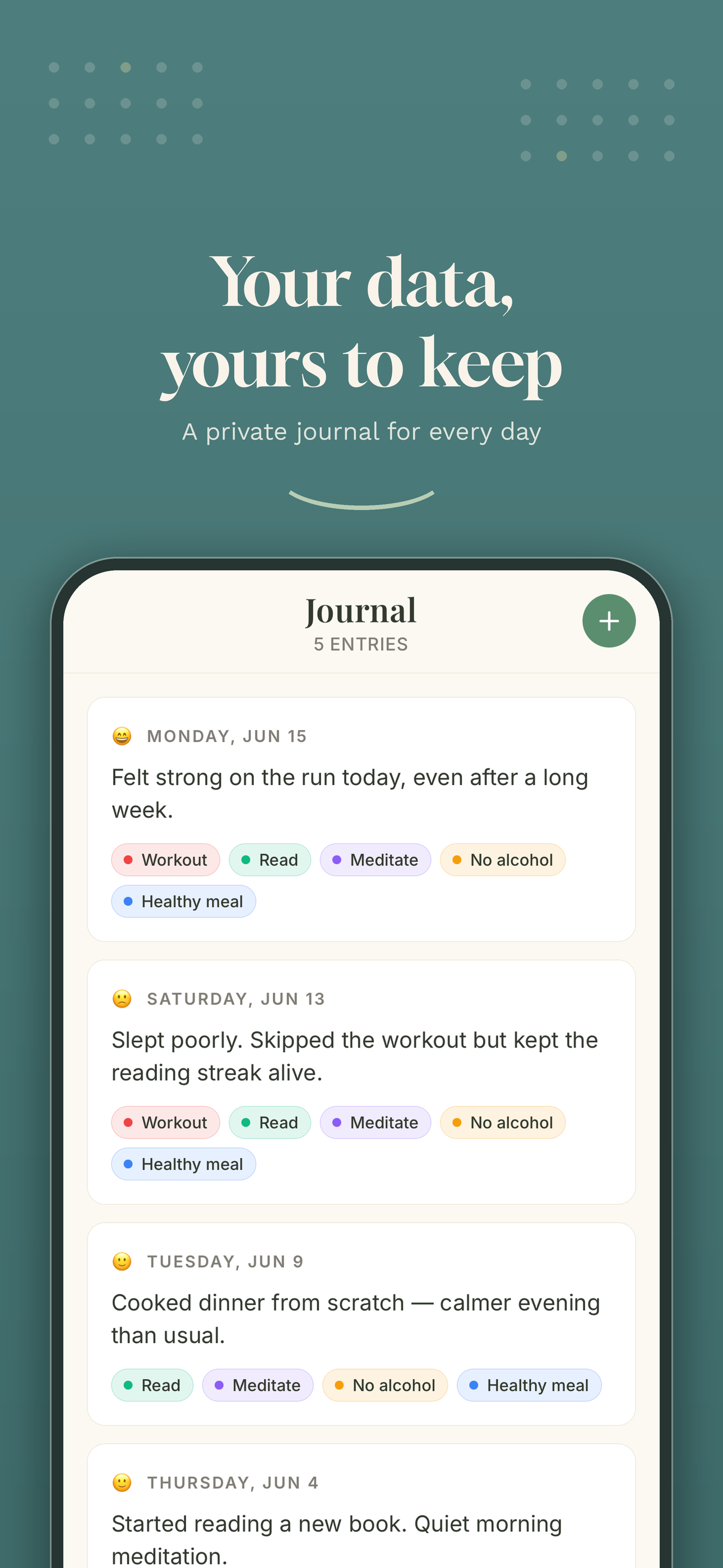 My Tracker: Habit Calendar screenshot 3