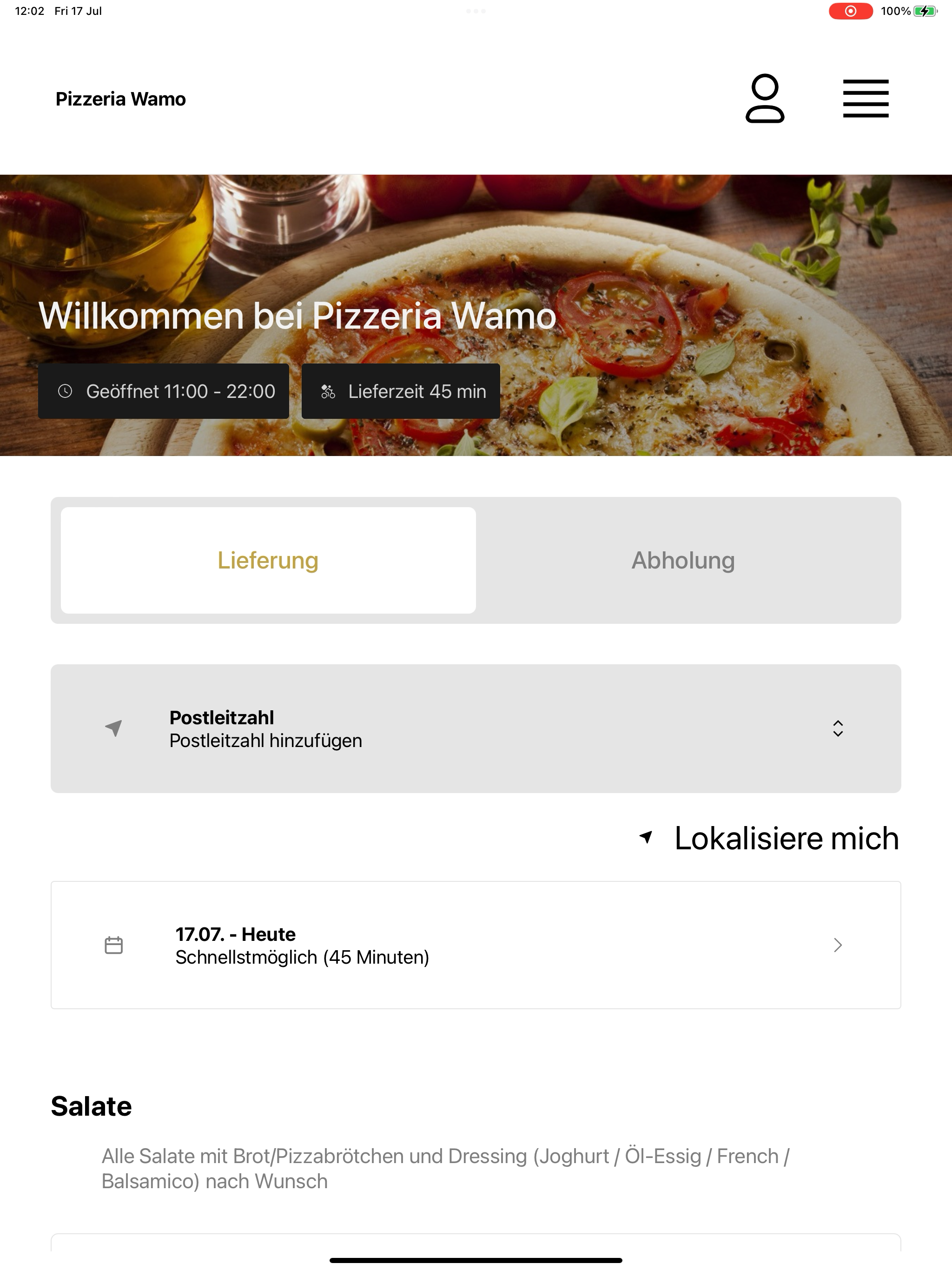 Pizzeria Wamo screenshot 10