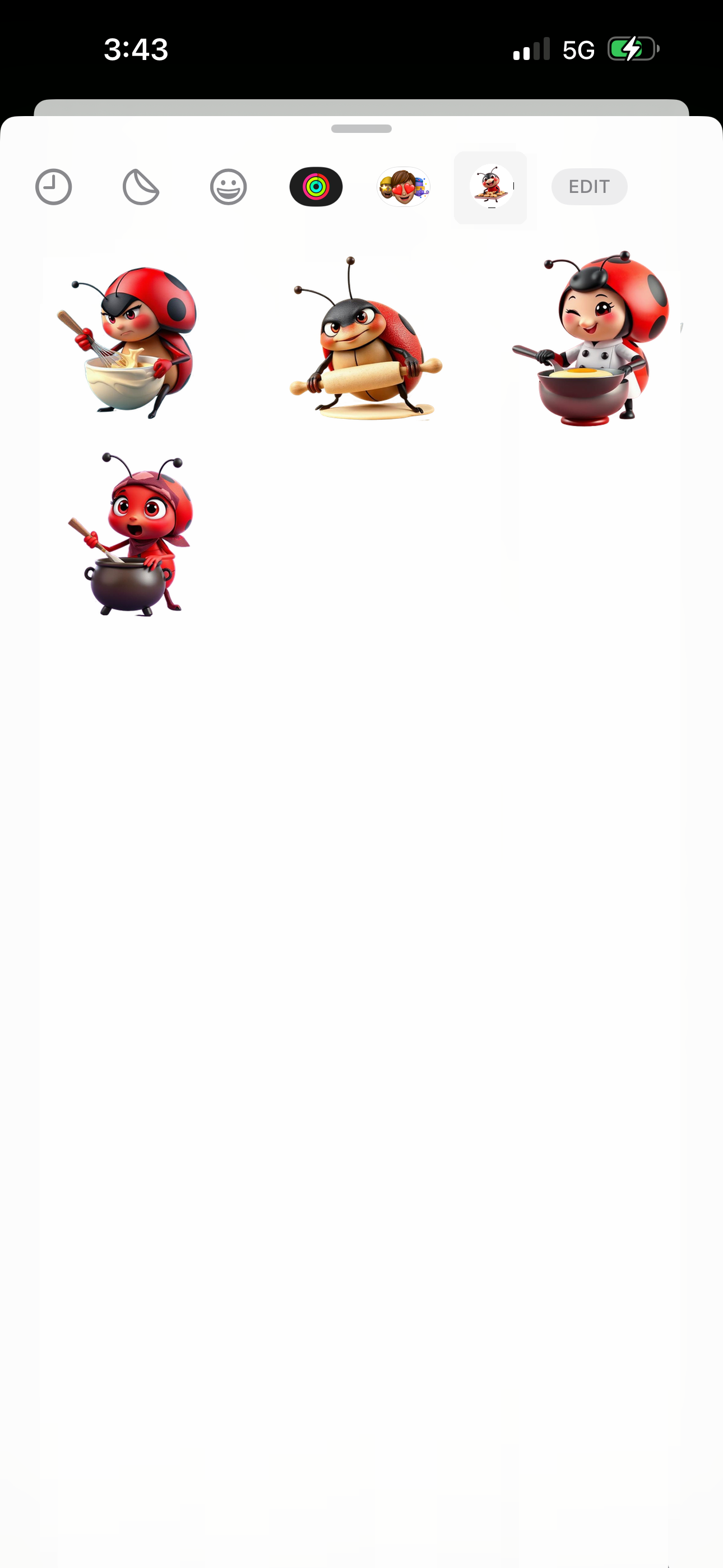 Chef Ladybug Stickers screenshot 3