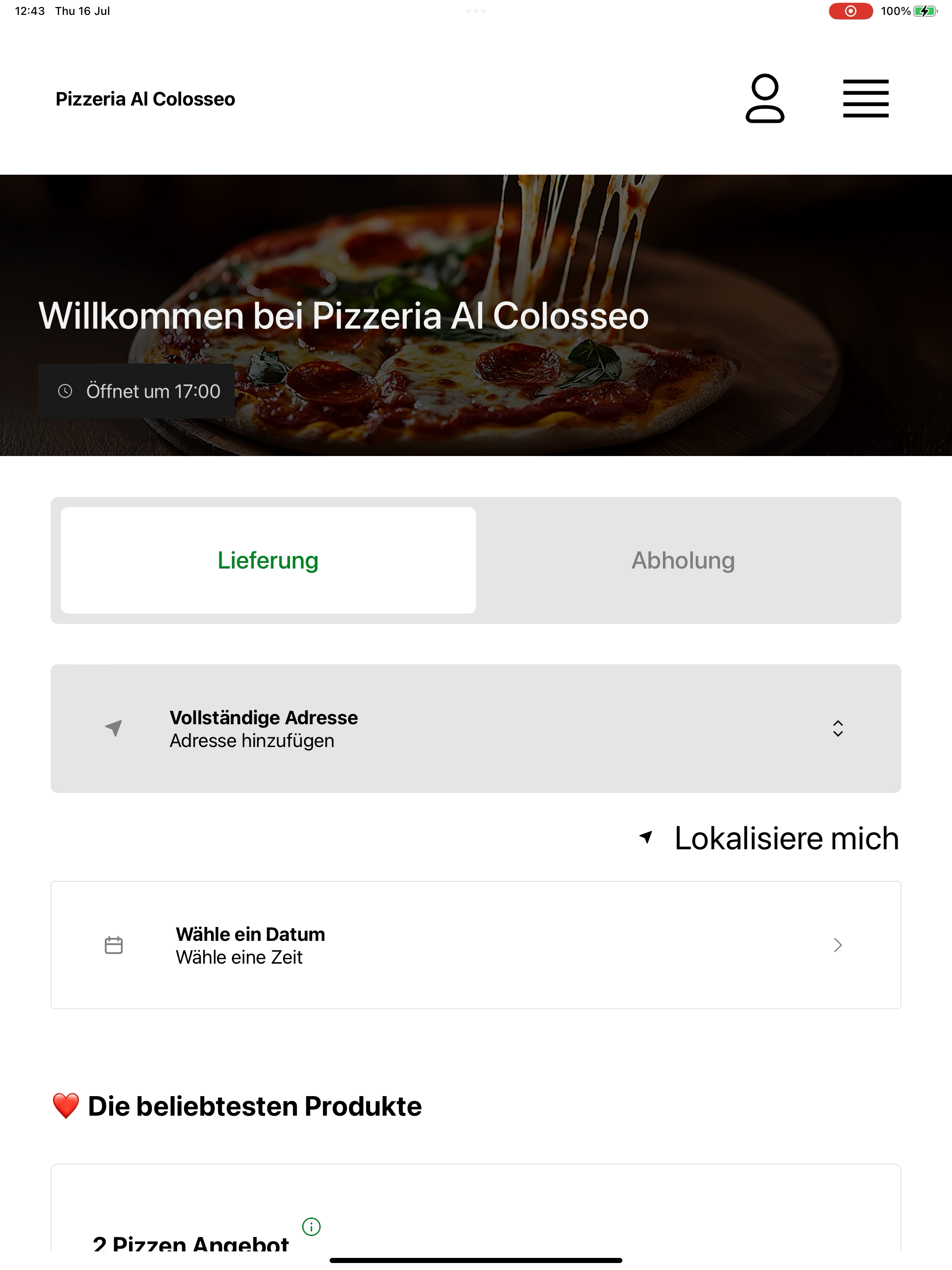 Pizzeria Al Colosseo Düsseldor screenshot 13