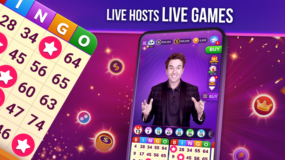 #3. Live Play Bingo: Real Hosts! (iOS) 来自: Live Play Mobile Inc