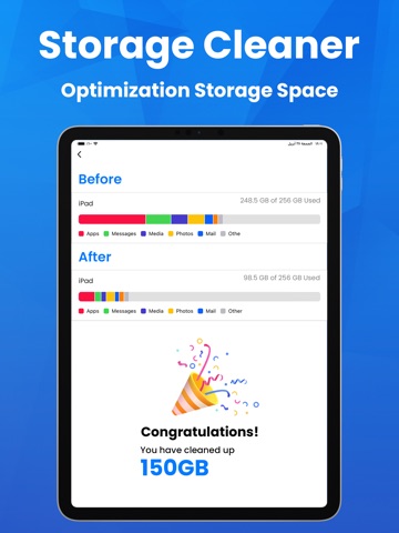 AI Cleaner Free Up Storage App iPad screenshot