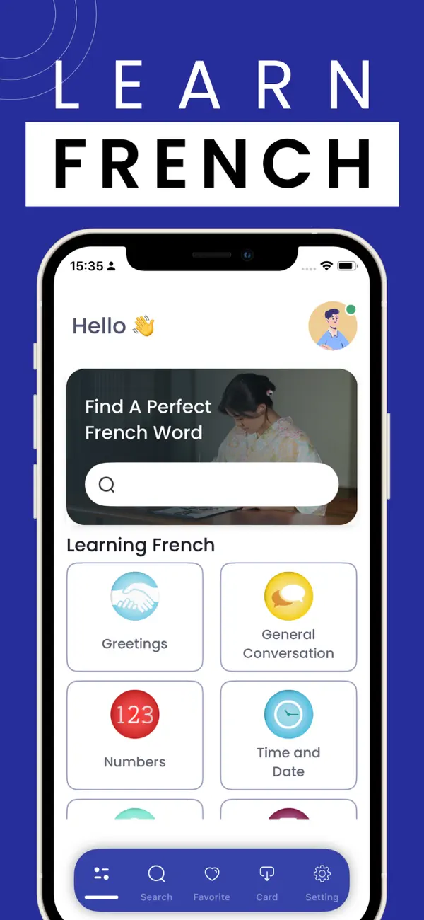Screenshot #1 pour Learn French -Travel in France