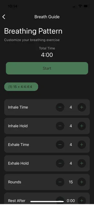 Spire: Breath Training & Tech screenshot 4