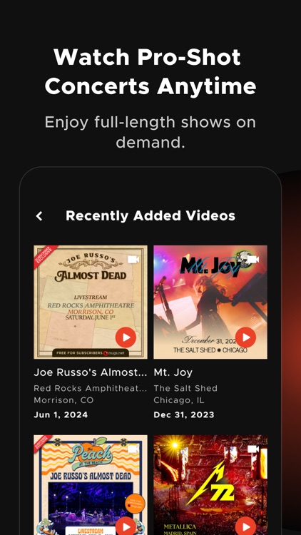 nugs: Live Music Lives Here screenshot-3