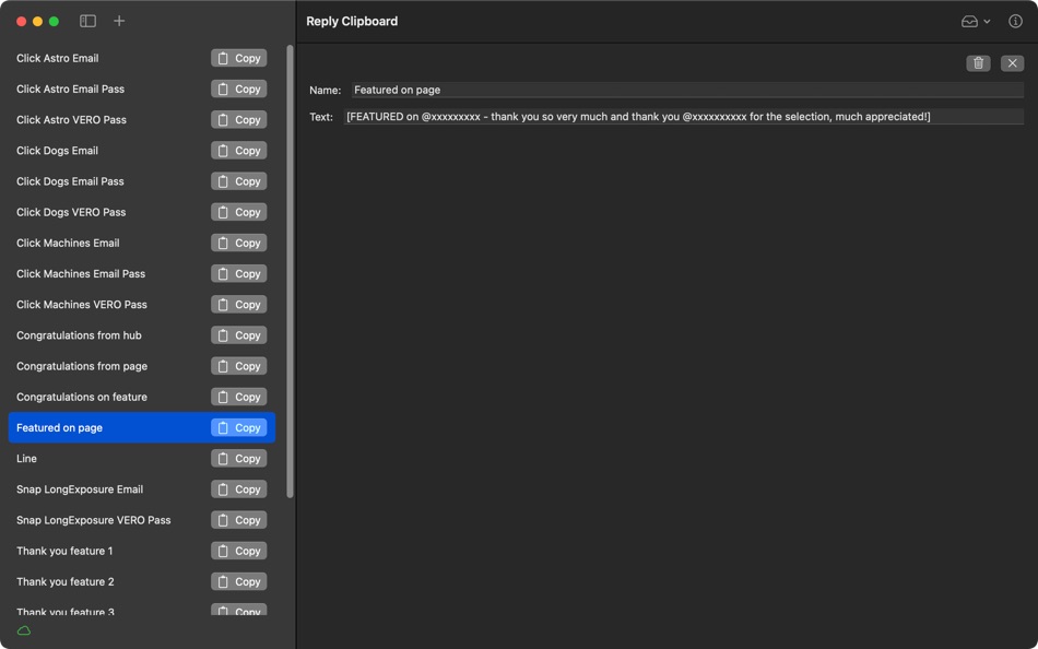 #2. Reply Clipboard (macOS) 由: AndyDragon Software