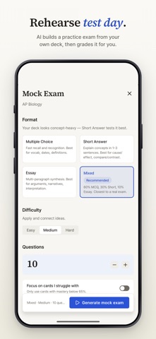 StudyLess: Exam Flashcards screenshot