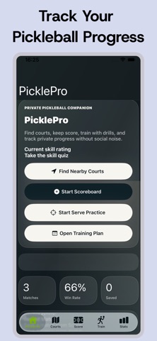 PickleBall Pro:Courts & Scores screenshot