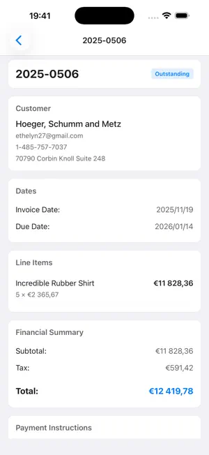 Invoice Easy screenshot 3