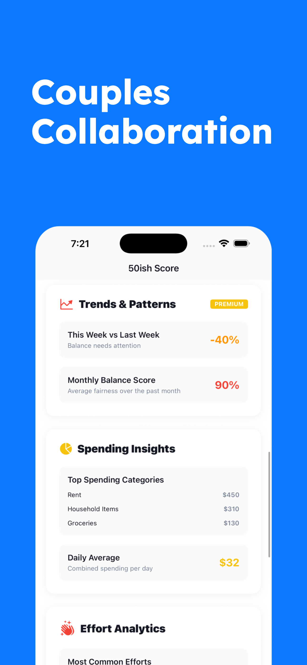 Expense Effort Tracker - 50ish