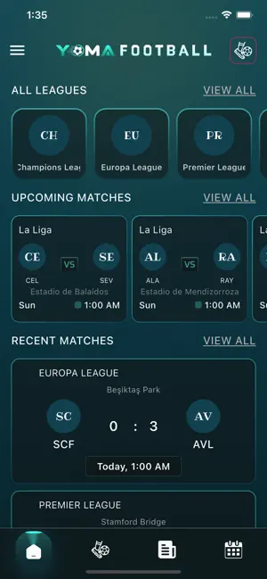 YOMA Football screenshot 1