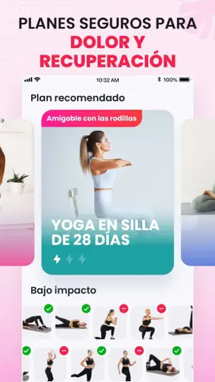 Captura de pantalla de ChillFit: Fitness En Casa en iPhone 2