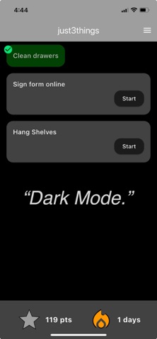 just3things Screenshot 3 of 5