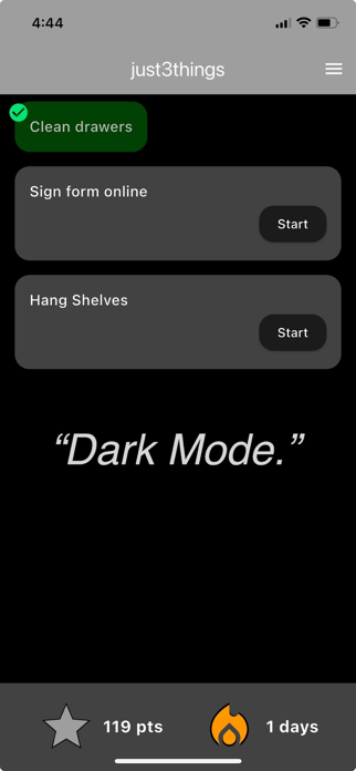 just3things Screenshot 3 of 5