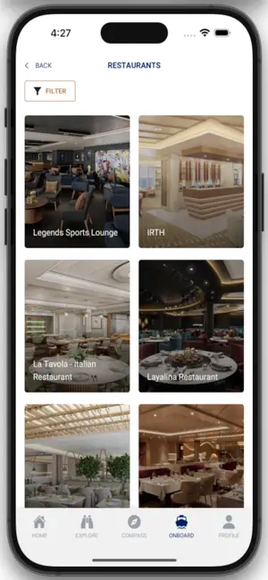 AROYA Cruises iPhone screenshot 5