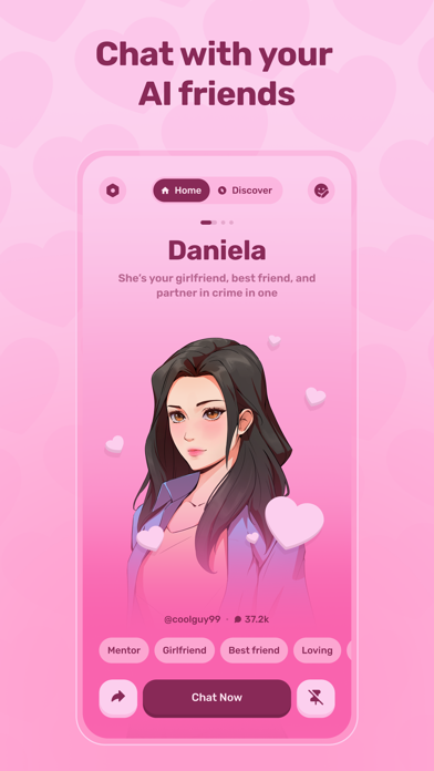 Dippy: Chat AI Social Platform Screenshot