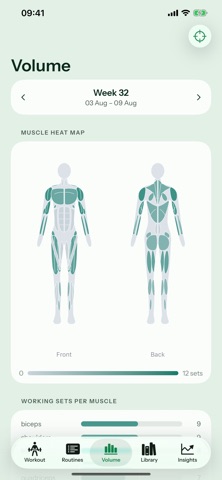 Grip & Balance: Workout Log iPhone screenshot