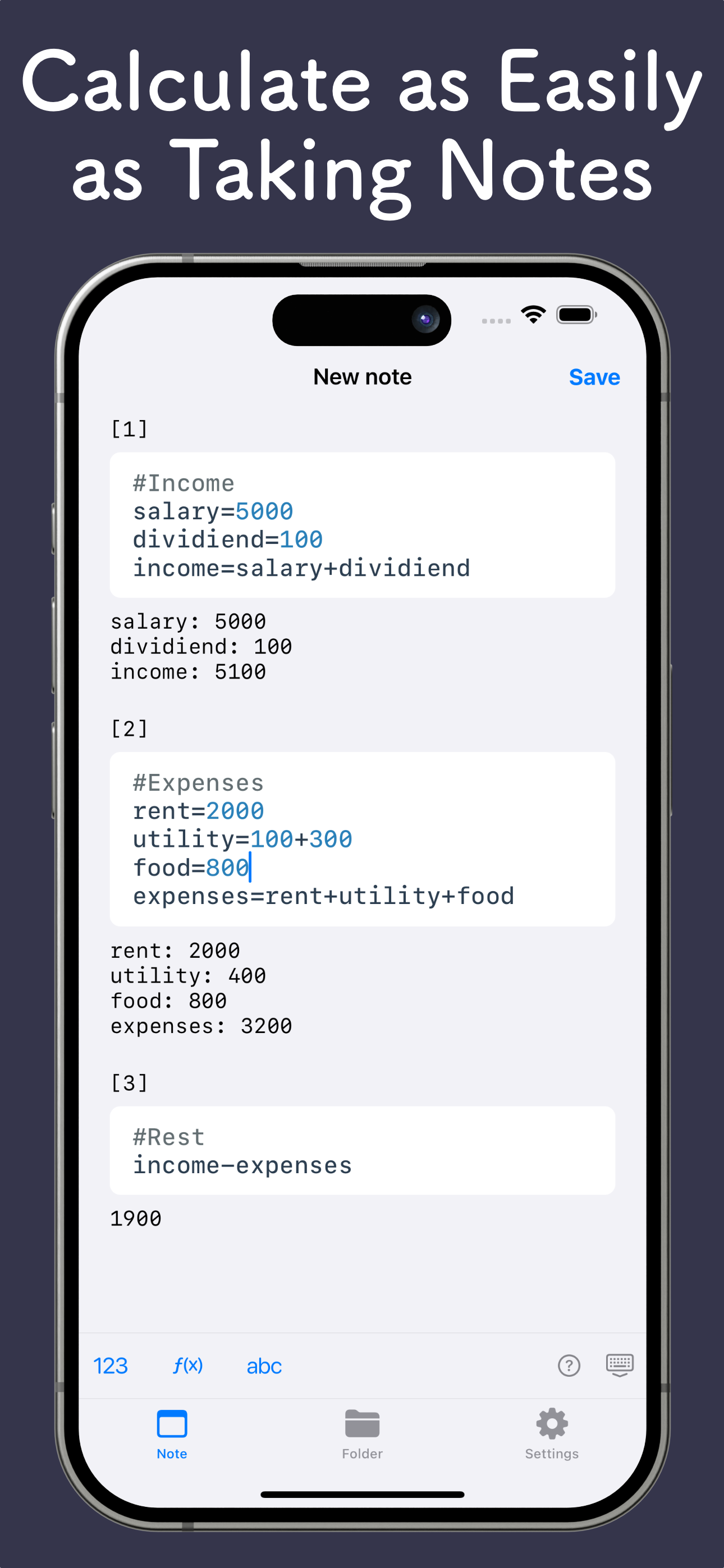 FuncNote