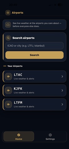 METAR Notify Screenshot 1 of 5
