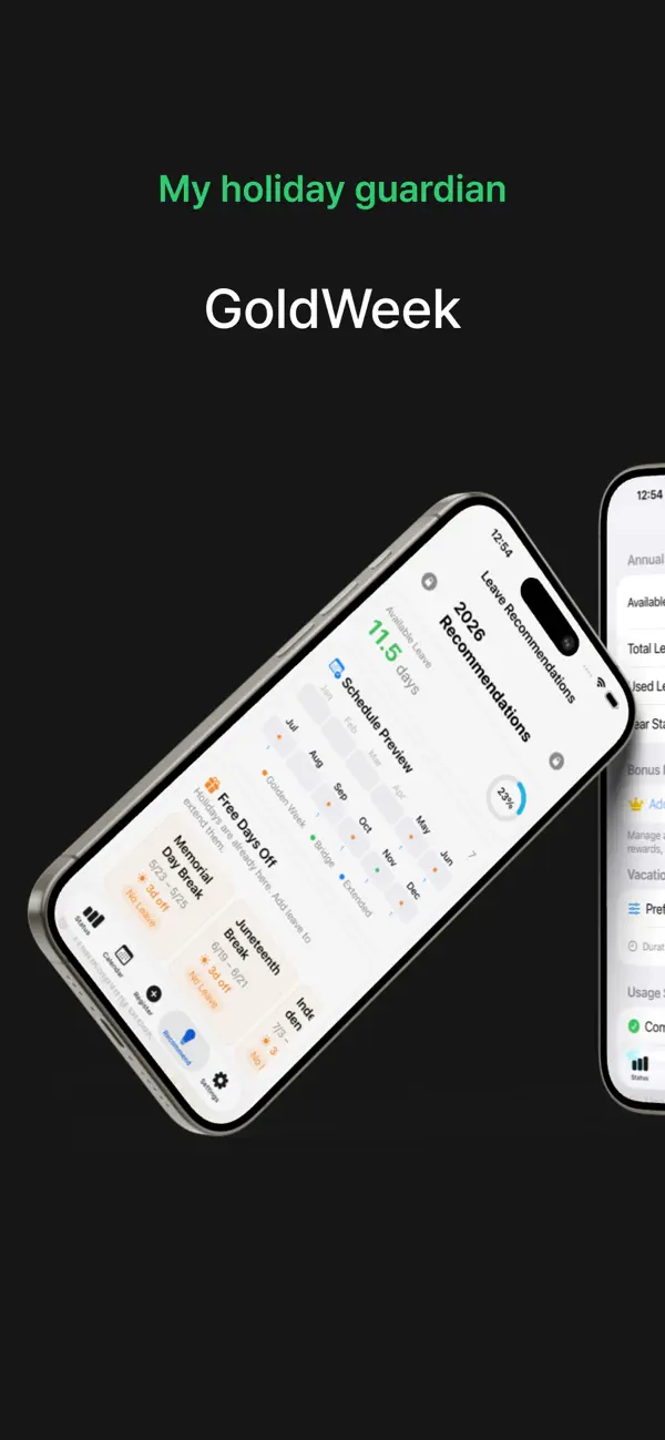 Goldweek - PTO and Vacation Screenshot 1
