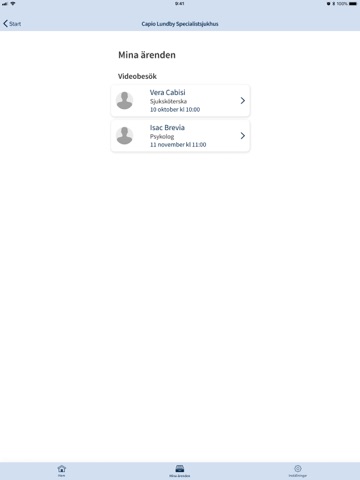 Mitt videomöte iPad screenshot 3