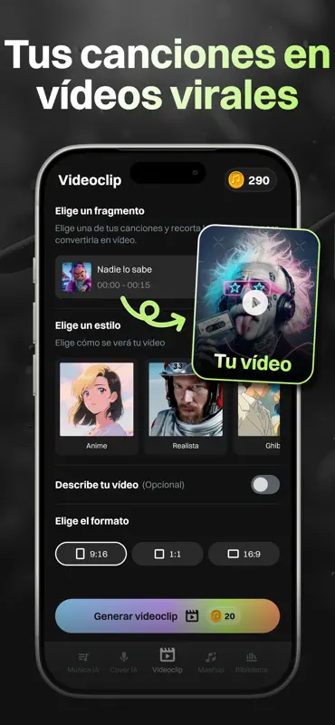 Tune: Música IA, Crear Canción screenshot 4 of 8