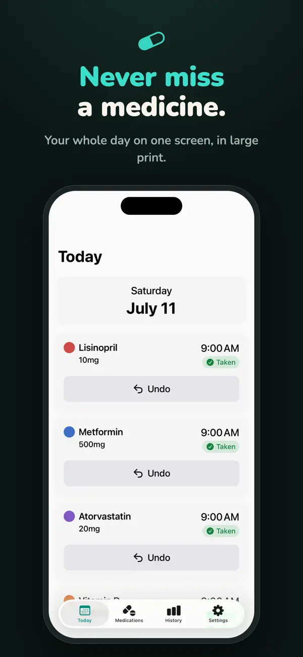 DosePop screenshot