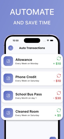 Chores and Allowance SavvyKids iPhone screenshot