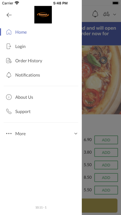 Sammys Takeaway Bromborough Screenshot
