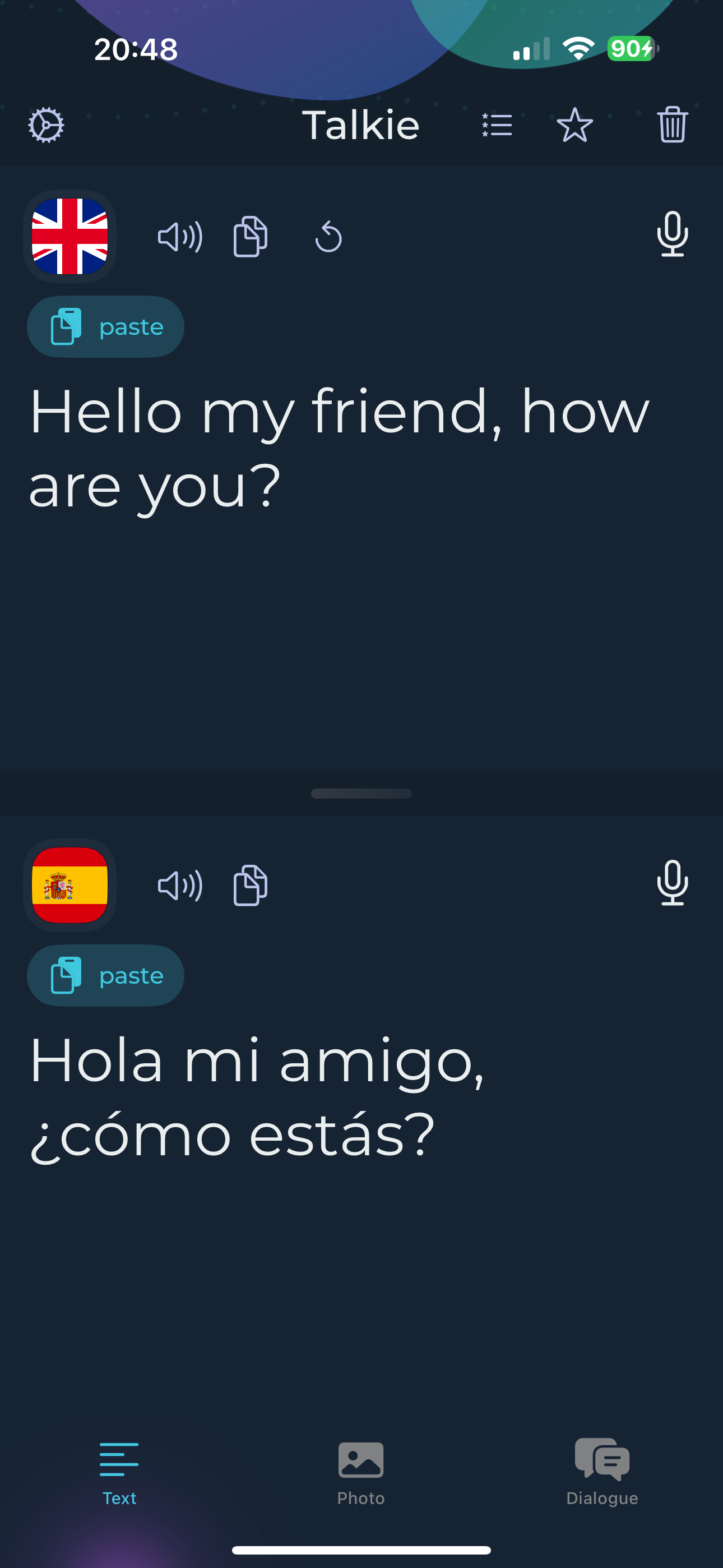 Talking Translator: Voice,Text