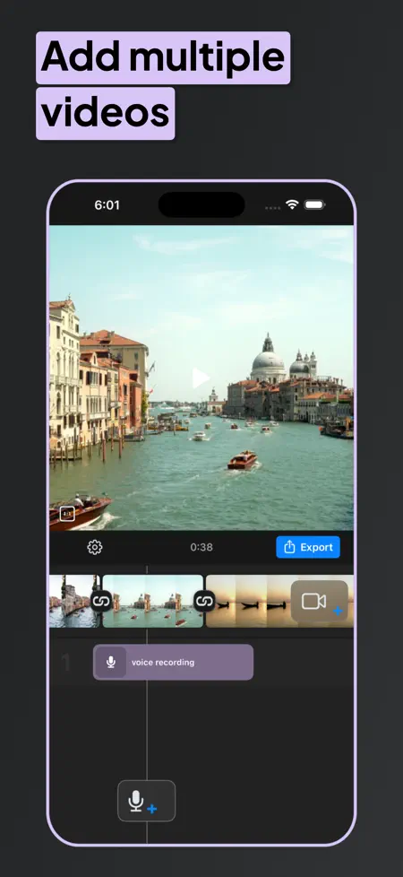 Voice Over Video on iPhone — screenshot 3 of 7