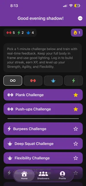 Shadowme: Training Assistant screenshot 1