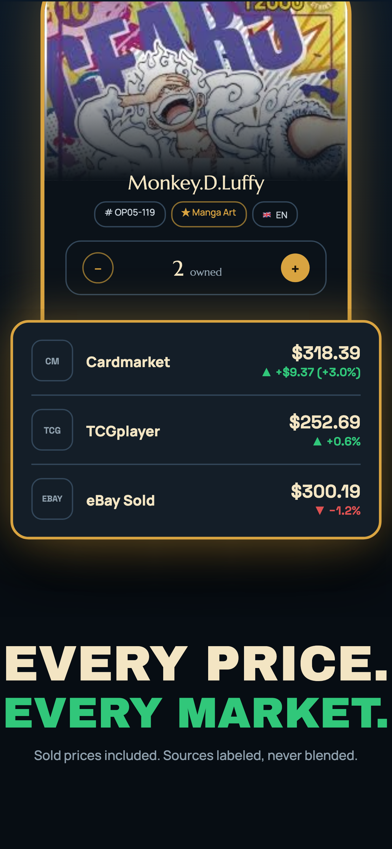 Grandfolio - OPTCG Scanner screenshot 2