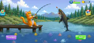 Cozy Cat Fishing Games screenshot 2