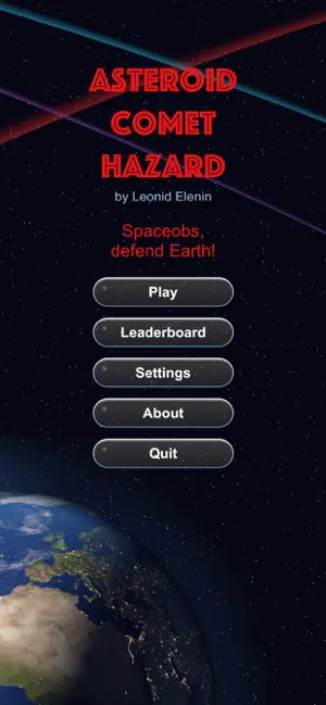 Asteroid Hazard screenshot 1