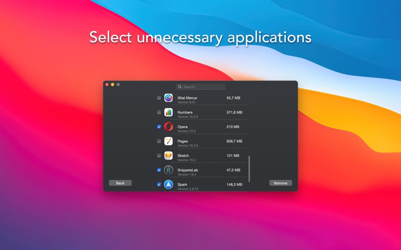 App screenshot