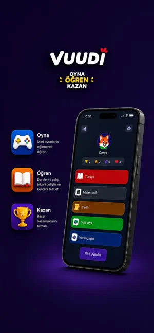 Vuudi: KPSS Oyna Öğren Kazan iPhone screenshot 2