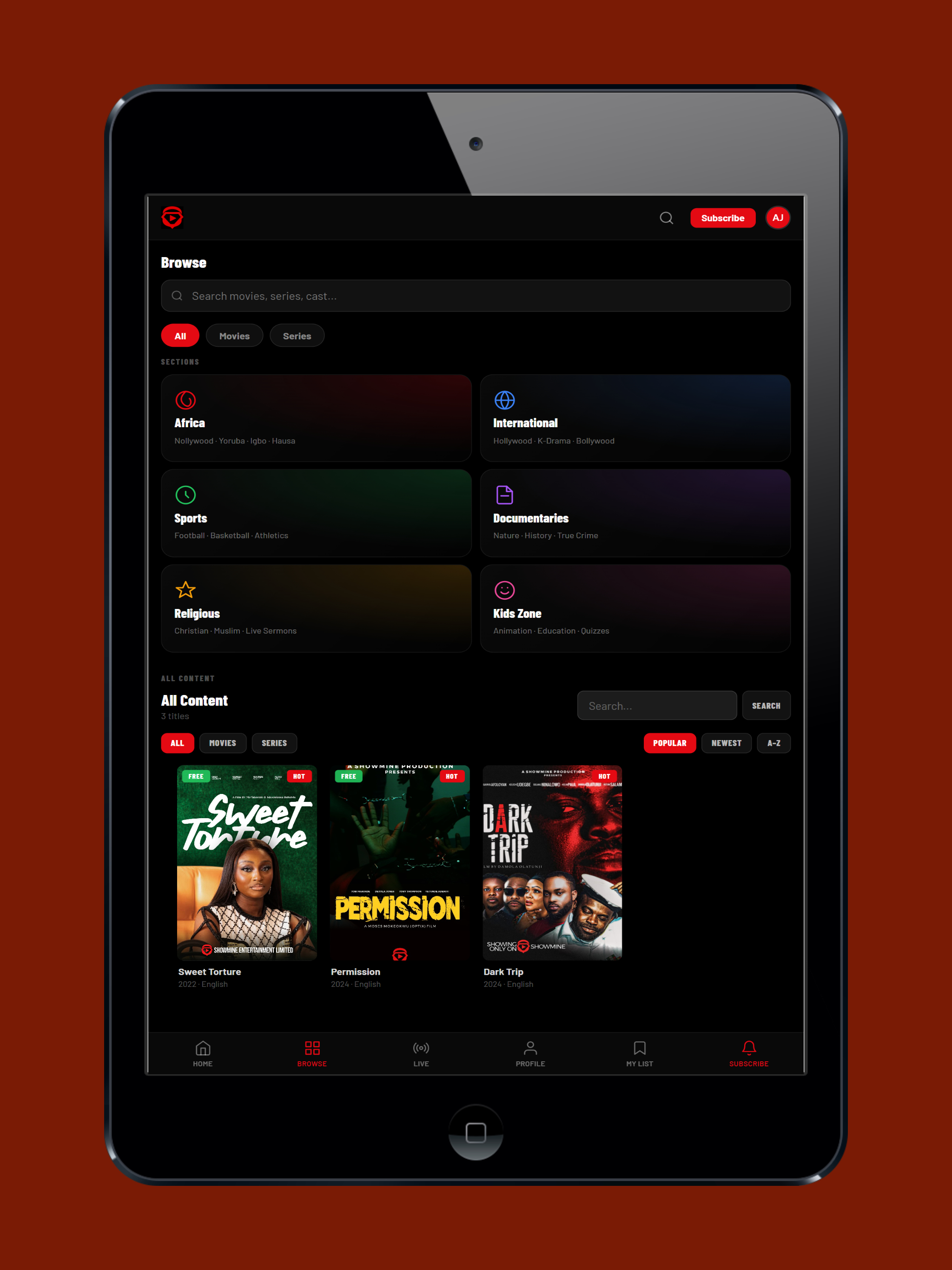 Showmine Entertainment screenshot 8