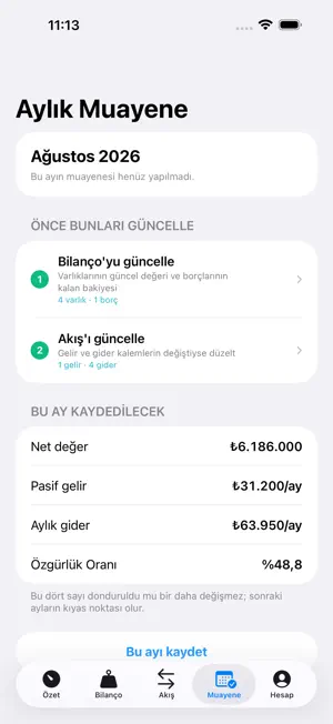 Finansal Özgürlük Takibi screenshot 2