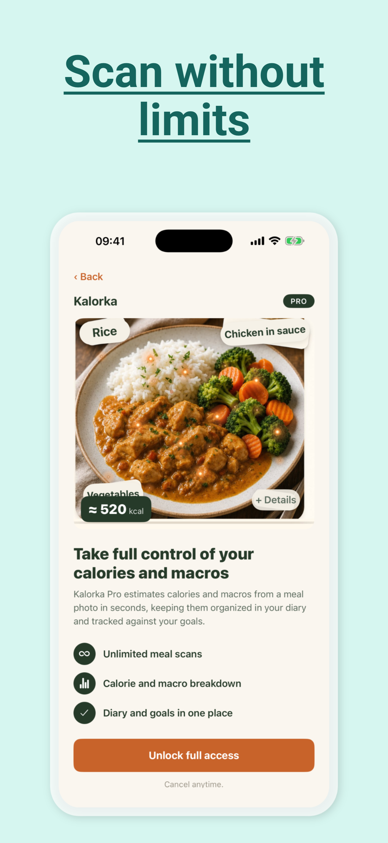 Kalorka: Calorie Tracker screenshot 3
