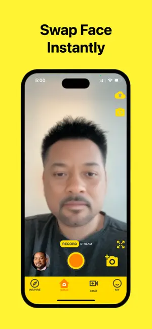 Amigo AI - Face Swap Camera screenshot 1