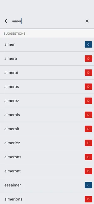La Conjugaison screenshot 2