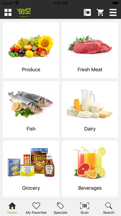 Yes Market iPhone screenshot 1 - Shopping app