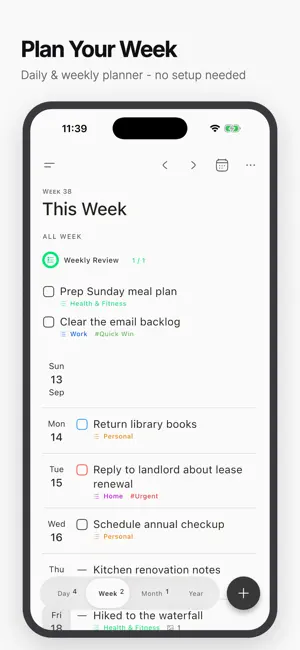 Bullet: Daily Planner, Journal screenshot 3