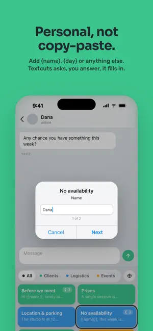 textcuts: Snippet Keyboard screenshot 3